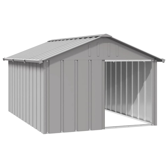 Niche Pour Chien 116,5X103X81,5 Cm Acier Galvanisé