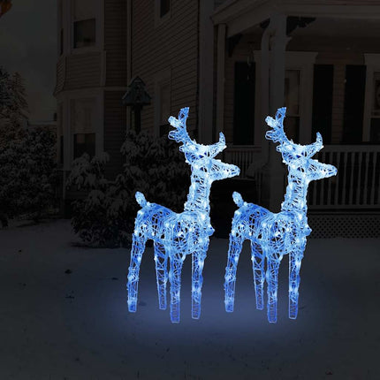 Rennes De Noël 6 Pcs 240 Led Acrylique
