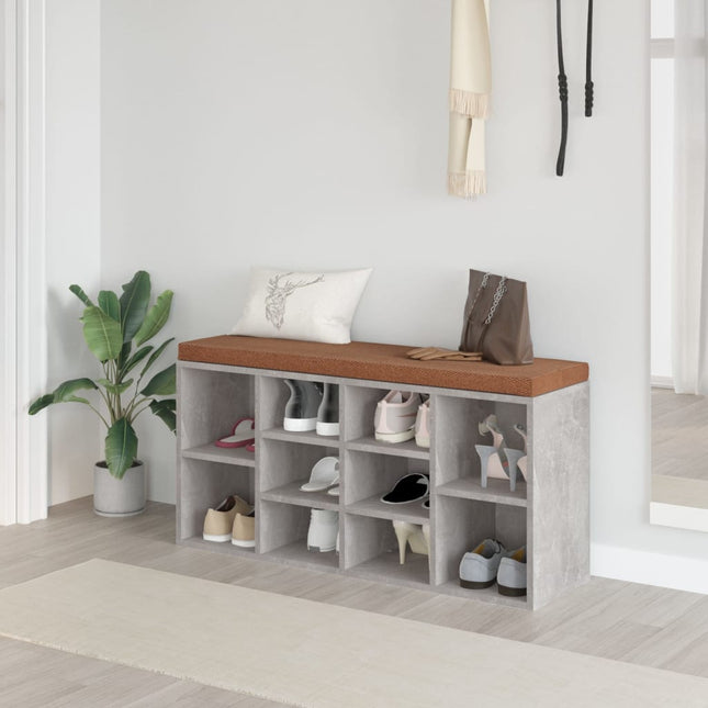 Banc De Rangement À Chaussures 10 Compartiments