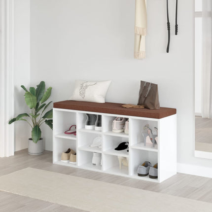Banc De Rangement À Chaussures 10 Compartiments