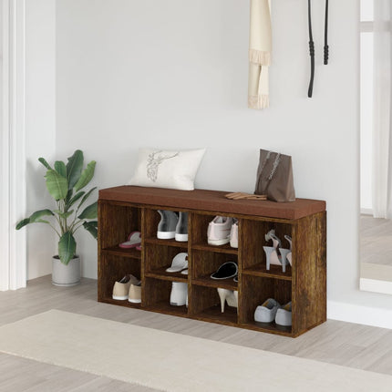 Banc De Rangement À Chaussures 10 Compartiments