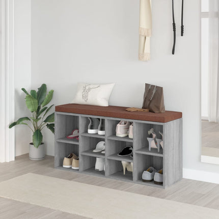 Banc De Rangement À Chaussures 10 Compartiments