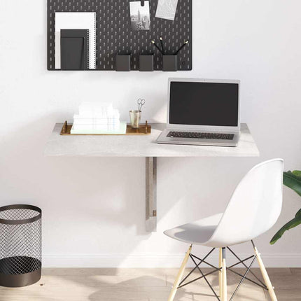 Table Murale Rabattable En Chêne 100X60 Cm