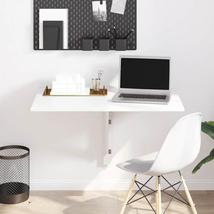 Table Murale Rabattable En Chêne 100X60 Cm
