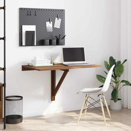Table Murale Rabattable En Chêne 100X60 Cm