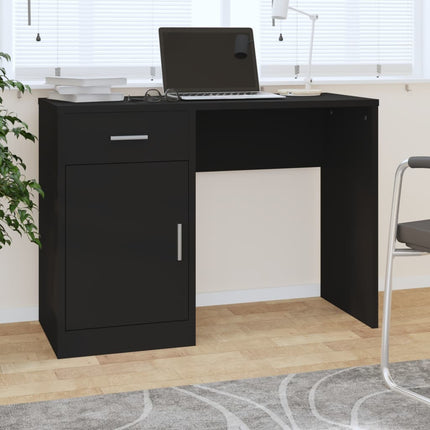 Bureau Avec Tiroir Et Placard 100X40X73 Cm