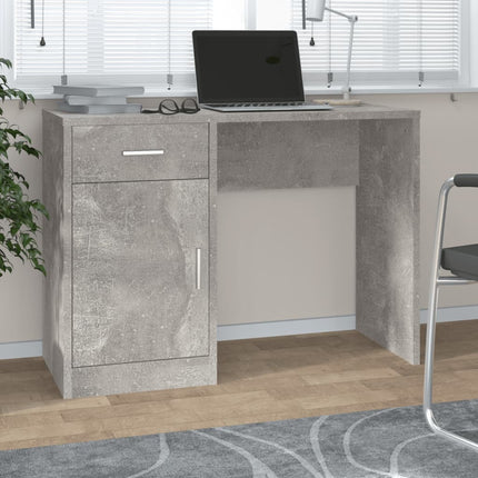 Bureau Avec Tiroir Et Placard 100X40X73 Cm