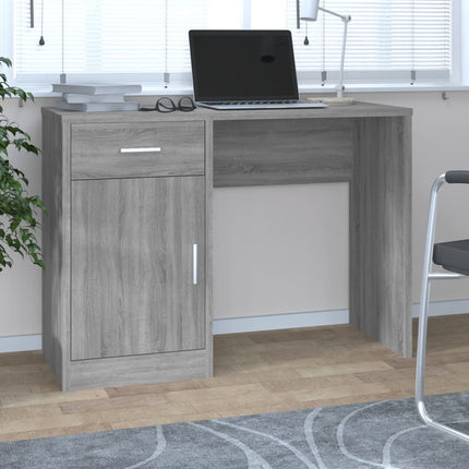 Bureau Avec Tiroir Et Placard 100X40X73 Cm