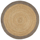 Tapis Fait À La Main Jute Avec Bord