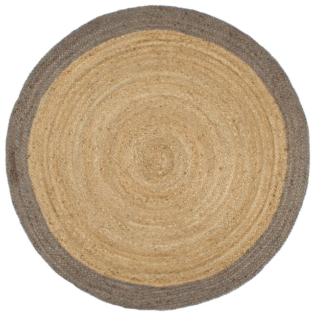 Tapis Fait À La Main Jute Avec Bord