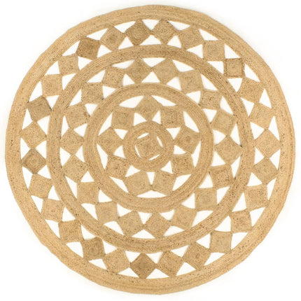 Tapis Fait À La Main Jute Tressée