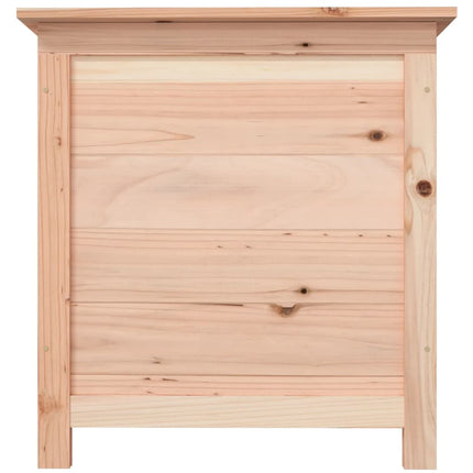 Boîte À Coussins D'extérieur Bois De Sapin Massif