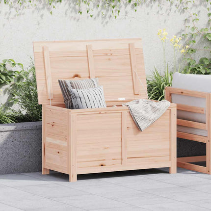 Boîte À Coussins D'extérieur Bois De Sapin Massif