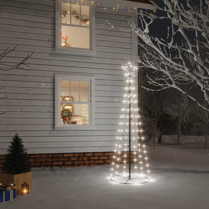Arbre De Noël Cône 1134 Led 230X800 Cm Blanc Froid