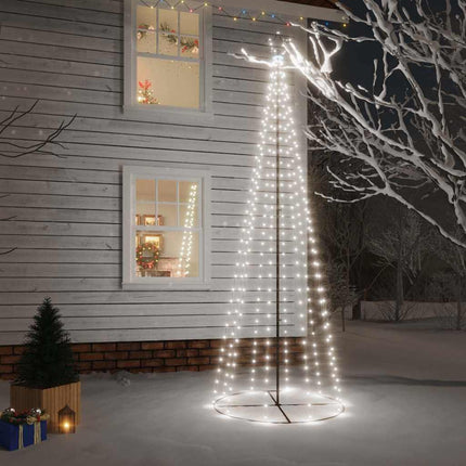 Arbre De Noël Cône 1134 Led 230X800 Cm Blanc Froid