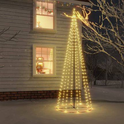 Arbre De Noël Cône 1134 Led 230X800 Cm Blanc Chaud
