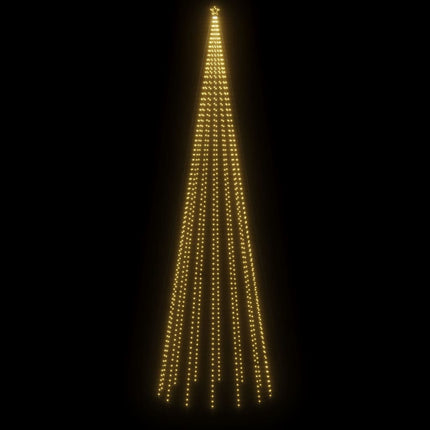 Arbre De Noël Cône 1134 Led 230X800 Cm Blanc Chaud