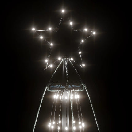 Arbre De Noël Cône 1134 Led 230X800 Cm Blanc Froid