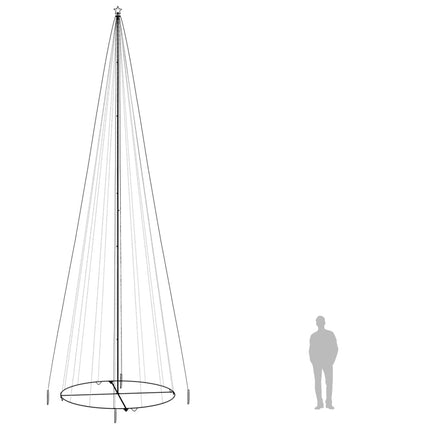 Arbre De Noël Cône 1134 Led 230X800 Cm Blanc Froid
