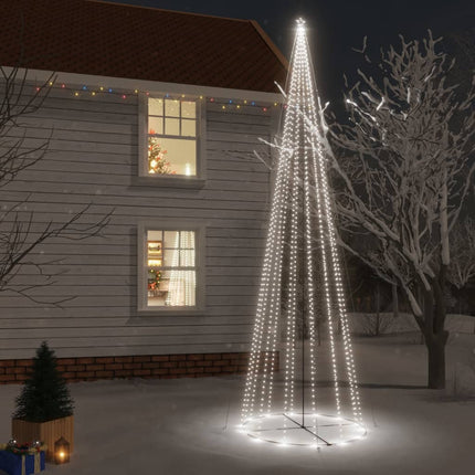 Arbre De Noël Cône 1134 Led 230X800 Cm Blanc Froid