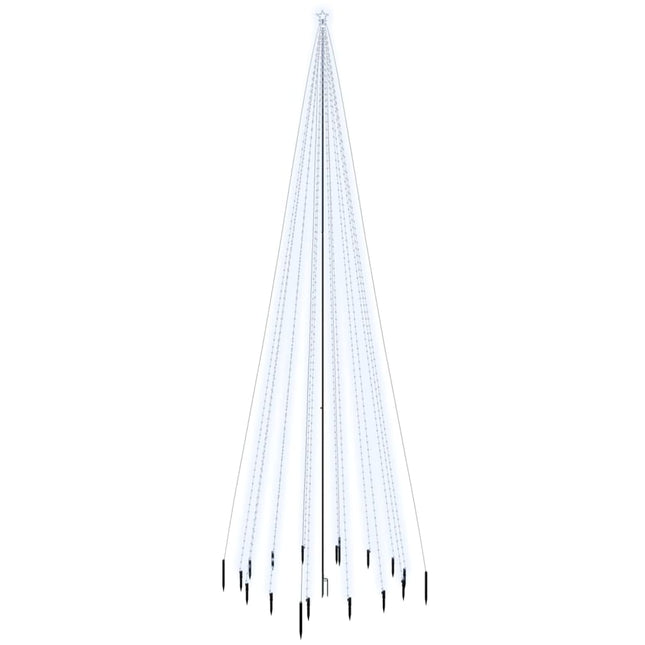 Sapin De Noël Avec Piquet 1134 Led 800 Cm Blanc Froid