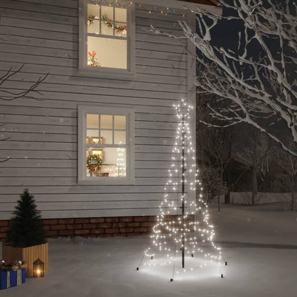 Sapin De Noël Avec Piquet 3000 Led 800 Cm Blanc Froid