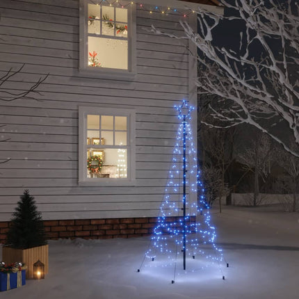 Sapin De Noël Avec Piquet 3000 Led Es 800 Cm Bleu