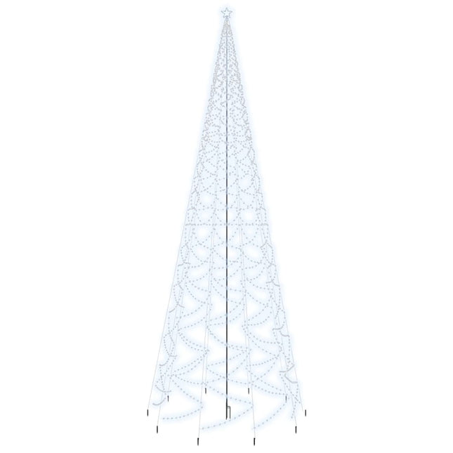 Sapin De Noël Avec Piquet 3000 Led 800 Cm Blanc Froid