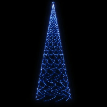 Sapin De Noël Avec Piquet 3000 Led Es 800 Cm Bleu