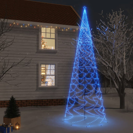 Sapin De Noël Avec Piquet 3000 Led Es 800 Cm Bleu