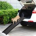 Rampe Pliable Pour Chien Noir 153X40X12,5 Cm Plastique