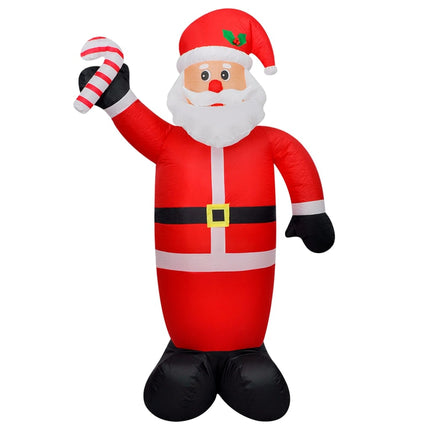 Père Noël Gonflable Avec Led