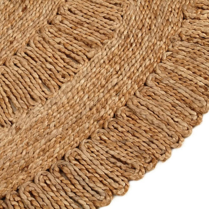 Tapis Jute Tressé À La Main Rond