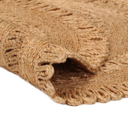 Tapis Jute Tressé À La Main Rond