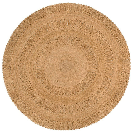 Tapis Jute Tressé À La Main Rond