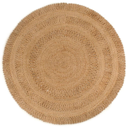 Tapis Jute Tressé À La Main Rond
