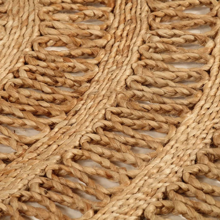 Tapis Jute Tressé À La Main Rond