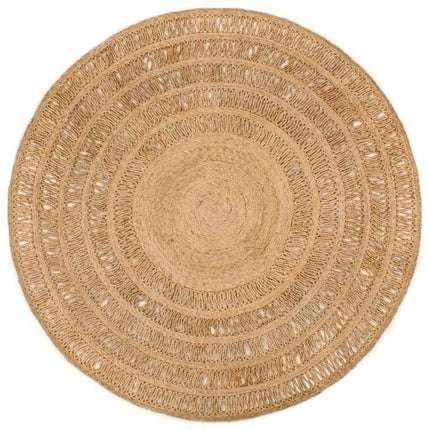 Tapis Jute Tressé À La Main Rond