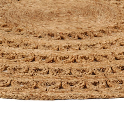Tapis Jute Tressé À La Main Rond