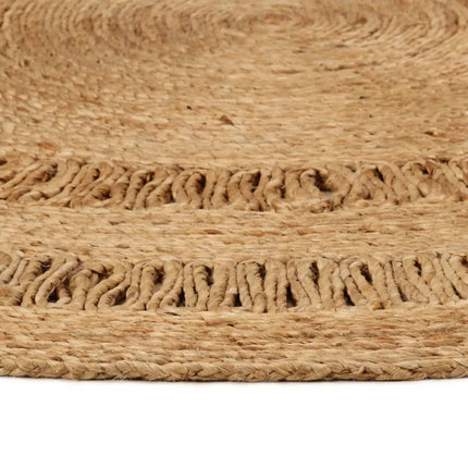 Tapis Jute Tressé À La Main Rond