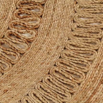 Tapis Jute Tressé À La Main Rond