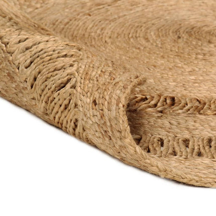 Tapis Jute Tressé À La Main Rond