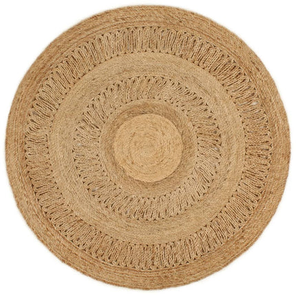 Tapis Jute Tressé À La Main Rond