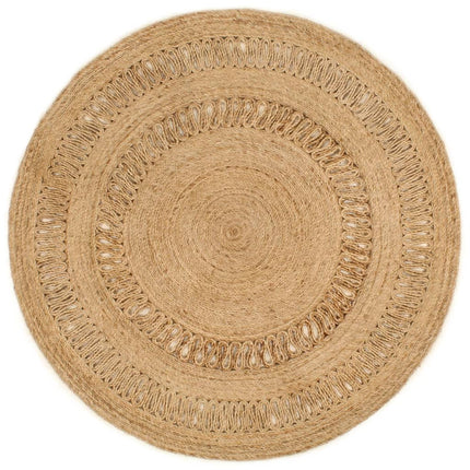 Tapis Jute Tressé À La Main Rond