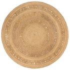 Tapis Jute Tressé À La Main Rond
