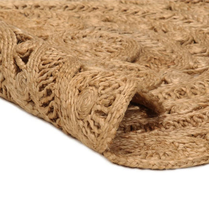 Tapis Jute Tressé À La Main Rond