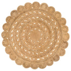 Tapis Jute Tressé À La Main Rond