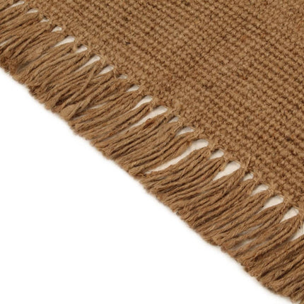 Tapis Avec Glands Jute