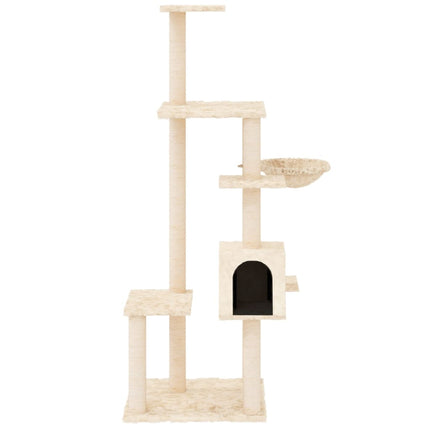 Arbre À Chat Avec Griffoirs En Sisal 142 Cm