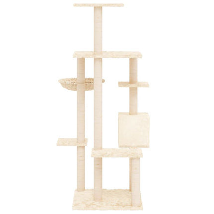 Arbre À Chat Avec Griffoirs En Sisal 142 Cm